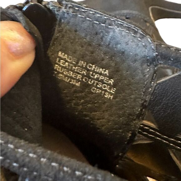 Michael Kors Ivy Laser-Cut Open-Toe Black Bootie Size 7.5 - Picture 11 of 12